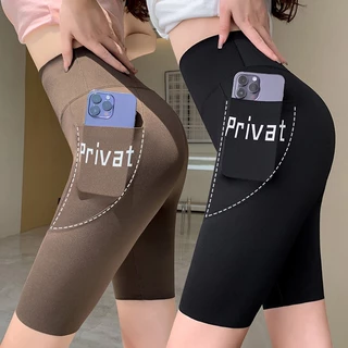 Quần Legging Thể Thao Nữ In Chữ Thời Trang Năng Động