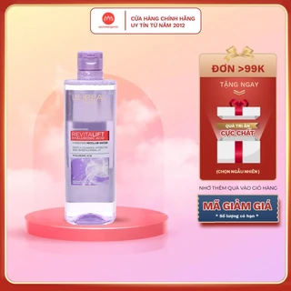 Nước Tẩy Trang Loreal Làm Sạch Và Cấp Ẩm Revitalift Hyaluronic Acid Hydrating Micellar Water 95ml- 400ml