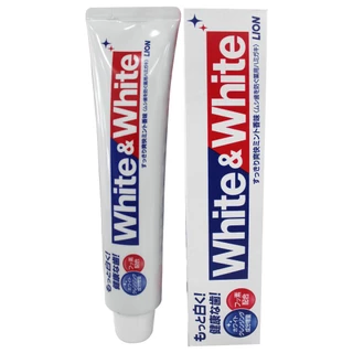 [Chính hãng]  Kem đánh răng trắng sáng dành cho nướu nhạy cảm White & White LION
