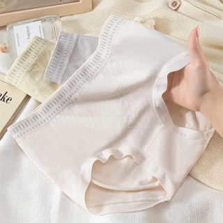 Quần Lót Cotton Mềm Mại Không Đường May Kháng Khuẩn Nâng Hông Trẻ Trung Cho Nữ