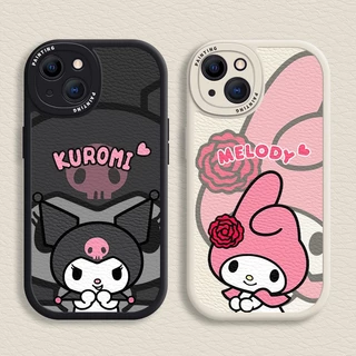 Ốp Điện Thoại Tpu Dẻo In Hình Kuromi & Melody Hoạt Hình Cho iPhone 14 / 13 / 12 / 11 Promax iPhone 6 / 7 / 8 Plus / X / XR / Xs Max