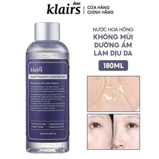 Toner KLAIRS Supple Preparation Unscented - toner không mùi , không chứa cồn 180ml