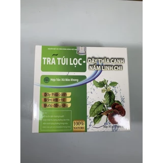 Trà túi lọc dây thìa canh (Hộp 40 gói), dây thìa canh, người tiểu đường, mỡ máu, giảm cholesterol