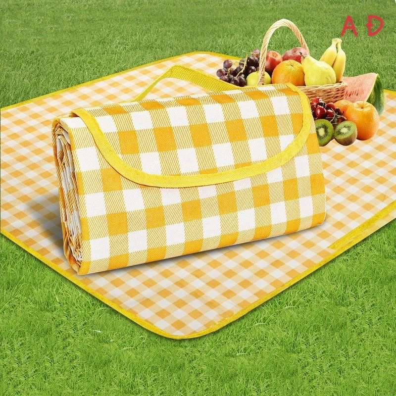 Thảm dã ngoại picnic hoạt tiết, thích hợp đi du lịch, đi phượt chụp ảnh, bạt trải cắm trại gấp gọn Agnite