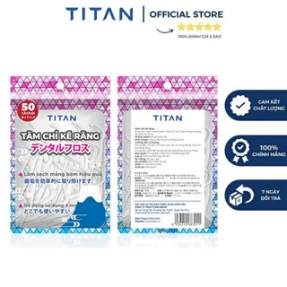 ( Combo 2 bịch) Tăm chỉ kẻ răng NHA KHOA Famapro x TITAN( 100 cái)