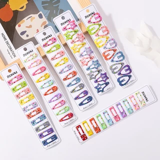 Set 6/ 10 kẹp tóc KIDSBOWS nhiều màu sắc dễ thương cho nữ