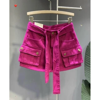 Chân váy kaki túi hộp , chân váy túi hộp kèm đai siêu hách dáng đỉnh💕💕💕Hp alohashop91