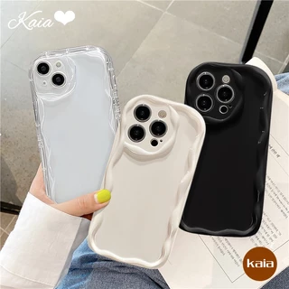 Ốp Điện Thoại Mềm Chống Sốc Họa Tiết Gợn Sóng Màu Nước Cho iPhone 7Plus XR 11 7 8 Plus 12 13 14 11 Pro MAX X XS MAX SE 2020