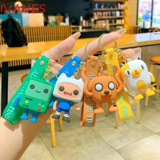 Móc Khóa PVC Họa Tiết Hoạt Hình Adventure Time Dễ Thương