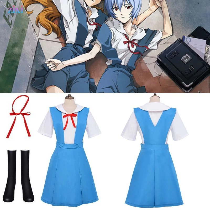 Trang Phục cosplay Nhân Vật Hoạt Hình Hoshino Ruri Asuka Ayanami Rei Evangelion