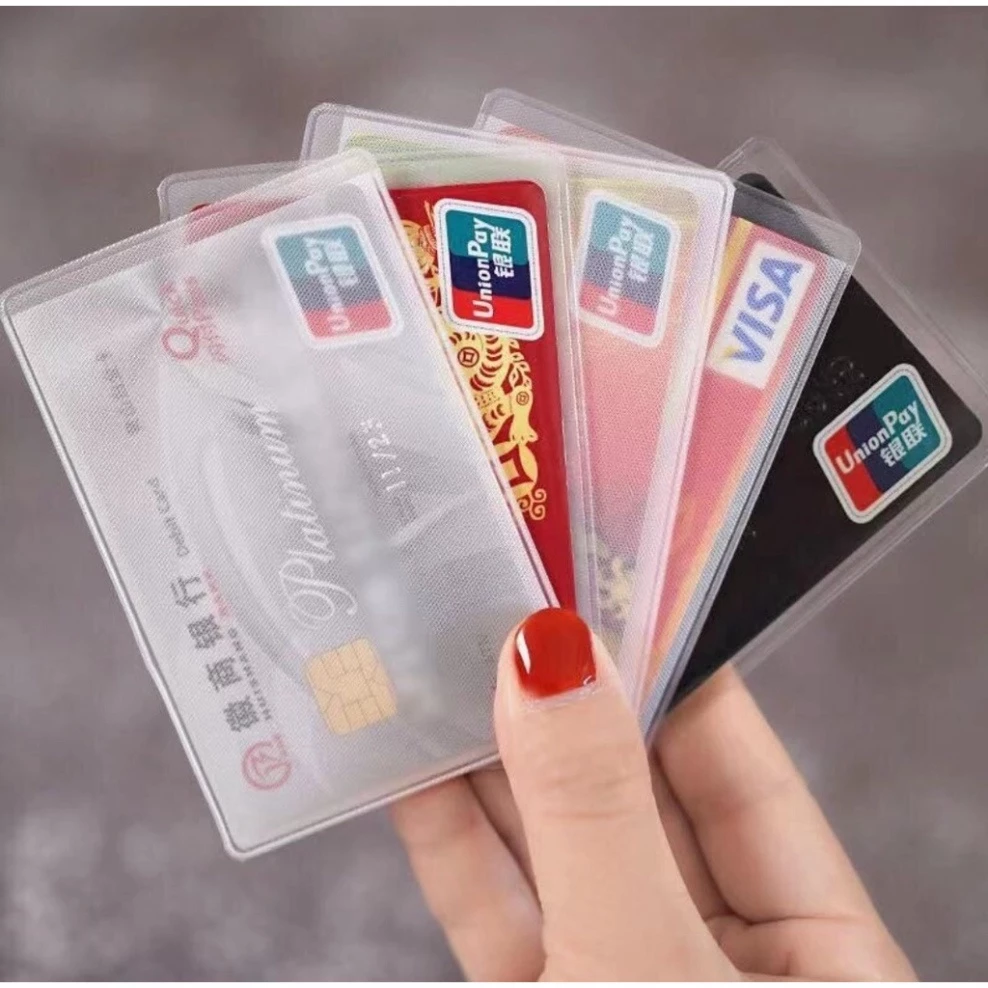 Vỏ Bọc Bằng Lái Xe, CCCD, ATM chất liệu siêu trong siêu dẻo (1 cái)