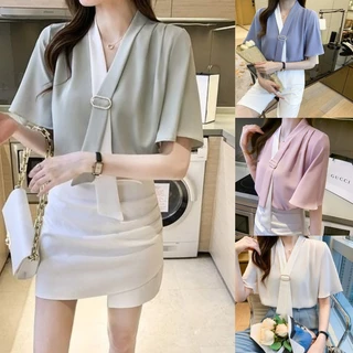 Áo Sơ Mi Chiffon Thời Trang Cho Nữ