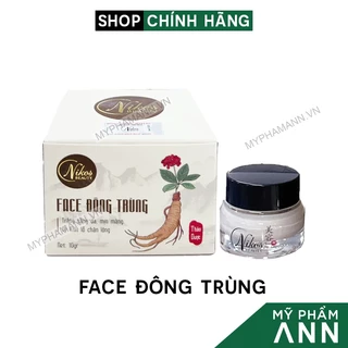 Kem Face Đông Trùng Nikos Phiên Bản Mới Chính Hãng Dưỡng Da Trắng Sáng Mịn Màng