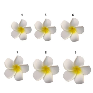 Set 10 Kẹp Tóc Hoa Bằng Xốp Phong Cách Hawaiian Cho Nữ