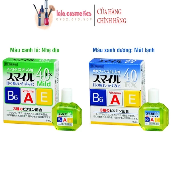 Nước nhỏ mắt 40 EX Mild của hãng Lion, Nhỏ mắt Slime nội địa Nhật Bản