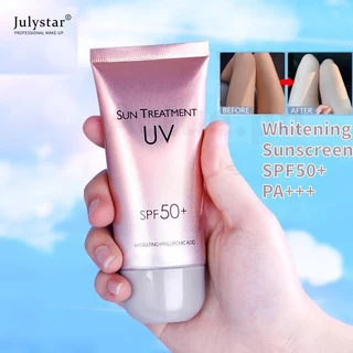 Chống Nắng Làm Trắng Kem Chống Nắng Uv Spf 50 Pa+++ 60G Chống Tia Uv Kem Chống Nắng Pa+++ Kem Chống Nắng Chăm Sóc Da Cấp Tính JULYSTAR