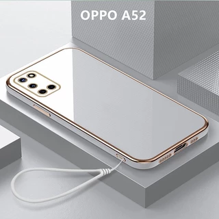 Ốp Lưng OPPO A52 Mềm mại Viền mạ điện Ốp Điện Thoại OPPO A52