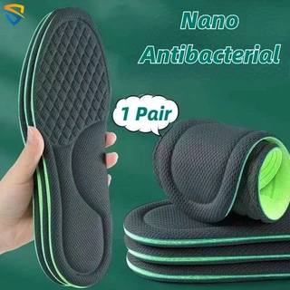 Miếng Lót Giày Khử Mùi Nano 4D Siêu Mềm Thoáng Khí Thấm Hút Mồ Hôi