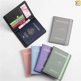 Rfid passport cover passport protector multi-function waterproof credit id card wallet chủ tài liệu doanh nghiệp phụ kiện du lịch