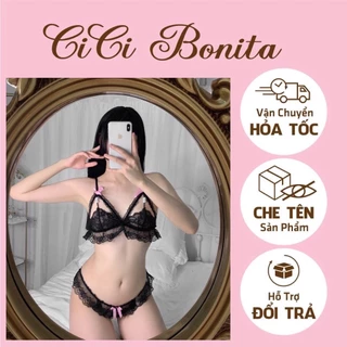 Đồ lót sexy- Nội y ren phối hạt cực quyến rũ CL20 CICI BONITA HCM