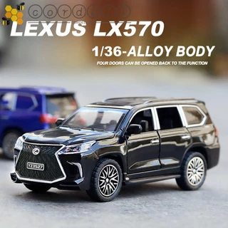 Đồ trang trí Xe Hơi Lexus Lx570 Mini 4 Cửa Bằng Hợp Kim Phong Cách Retro Tỷ Lệ 1 / 36