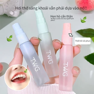 Xịt thơm miệng TWG nam nữ 17ml hương vị tự nhiên the mát