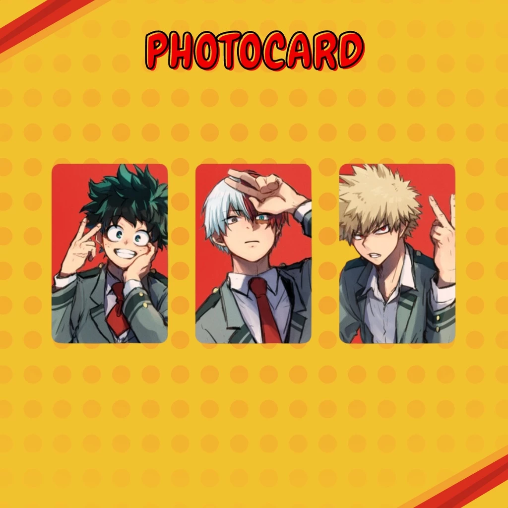 FREESHIP ⭐️ Card Bo Góc Boku No Hero Academia - Cán Màng Nhám Chống Xước - Kháng Nước Nhẹ