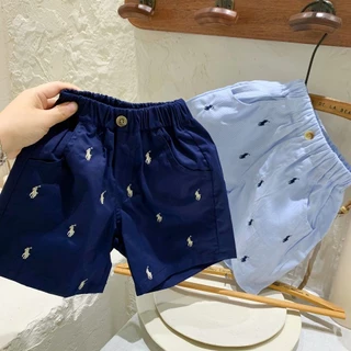 Quần Short Cotton Trơn Phong Cách Hàn Quốc Thời Trang Mùa Hè Mới Cho Bé Trai