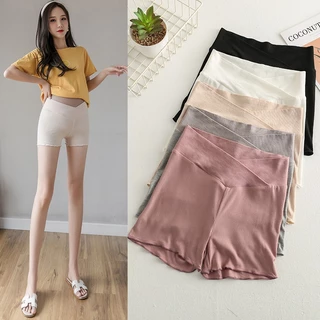 Hàng Mới Về Quần Short Lưng Thấp Nâng Bụng An Toàn Cho Bà Bầu Quần Legging