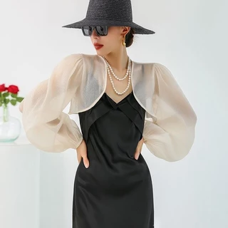 Áo Khoác cardigan chiffon Mỏng Tay Dài Chống Nắng Thời Trang Mùa Hè Cho Nữ