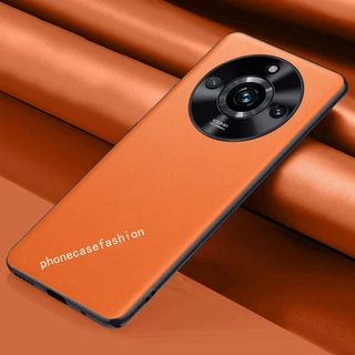 Dành Cho Realme 11 pro Plus realmi 5G Vỏ Da Màu Trơn Vỏ Chống Sốc Cứng Có Vỏ camera