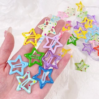 Set 2 kẹp tóc KIDSBOWS Y2K chất liệu kim loại phong cách Hàn Quốc nhiều màu sắc cho nữ