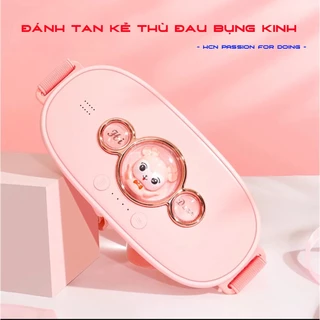 Đai chườm bụng massage giảm đau bụng kinh đánh tan kẻ thu đau bung kinh