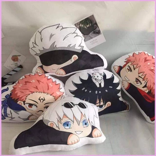 Sy6 jujutsu kaisen nap pillow anime sofa đệm hai bên gojo satoru megumi itadori yuuji búp bê nhồi bông sang trọng cho gia đình