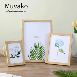 Muvako Khung ảnh, giá đỡ khung ảnh bằng gỗ treo tường, khung vẽ 6 inch 8 inch 10 inch kỷ niệm