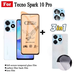 Kính Cường Lực Bảo Vệ Camera 3 Trong 1 Cho Tecno Spark go 2023 Spark go 2022 Spark 9 8 7 Pova 4 4 Pro 3 2 Pova Neo 2