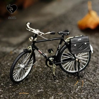 Mô hình xe đạp mini SJJL bằng hợp kim dùng trang trí nhà cửa