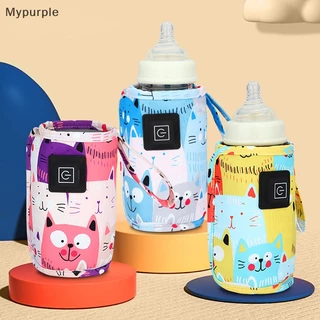 Mypurple USB Sữa nước ấm hơn Xe đẩy du lịch túi cách nhiệt cho bé bú bình nóng trẻ sơ sinh trẻ sơ sinh chai di động cho ăn ủ VN