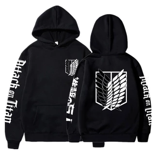 Áo Hoodie In Hình Anime Attack On Titan AOT Merch Ackerman Levi Scout Regiment