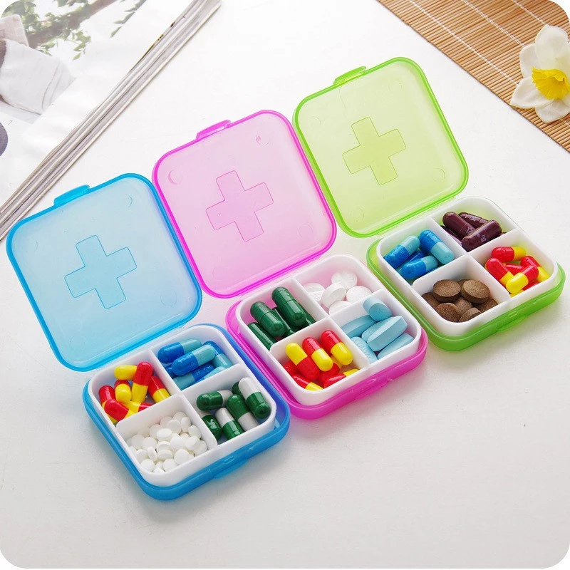 Hộp Đựng Thuốc Mini Chia Ngăn Tiện Lợi [ Hỏa Tốc HCM ]
