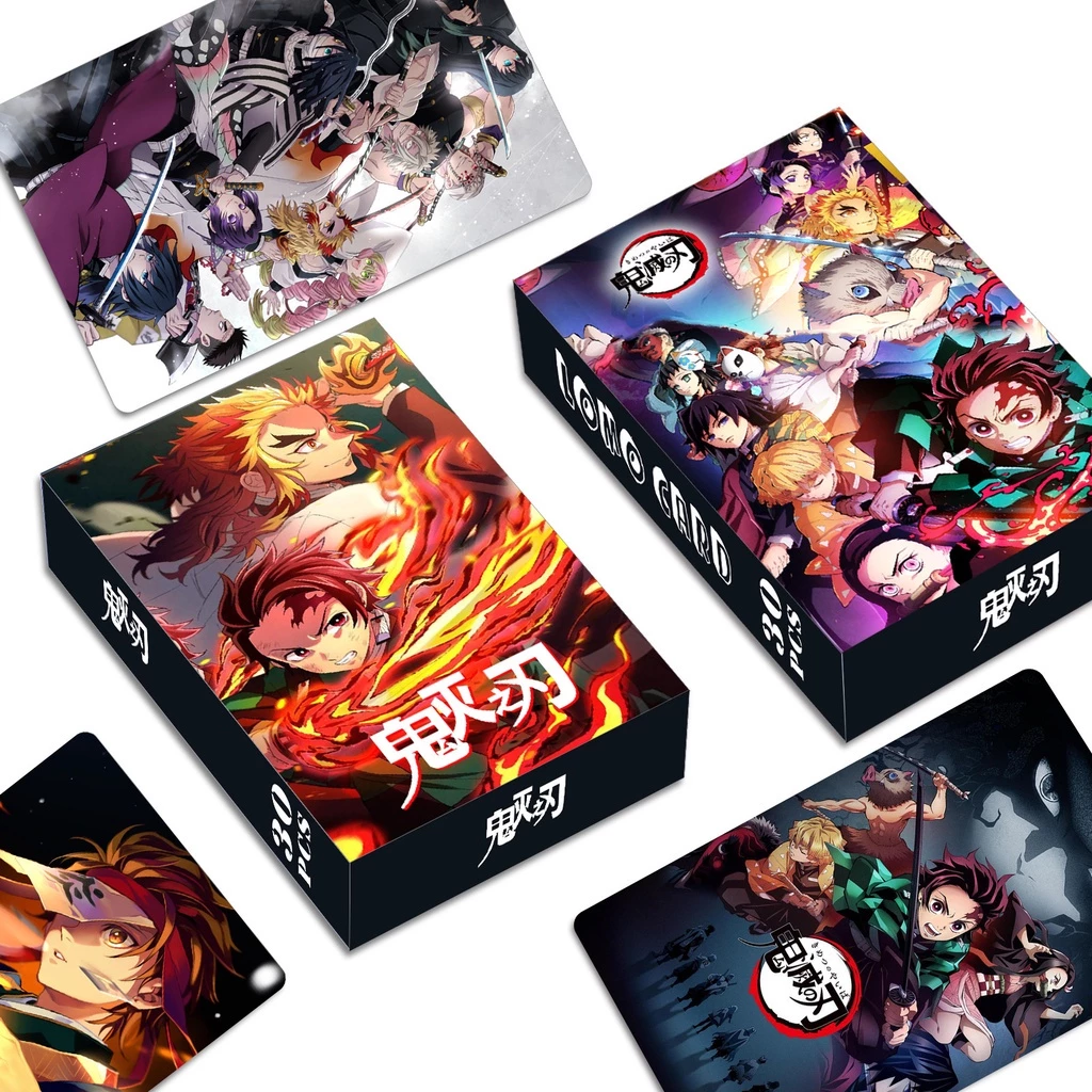 Lomo Card thanh gươm diệt quỷ Anime Demon Slayer