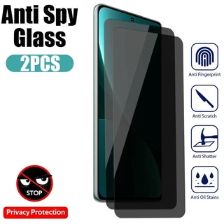 3 cái chống gián điệp bảo mật phim dán kính cường lực cho xiaomi mi note mix max 3 2 2s cc9 cc9e 6x a3 a2 play screen protector