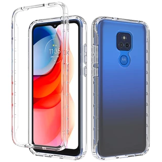 Ốp Lưng Trong SuốT ChốNg SốC MàU Gradient Cho Motorola Moto G Play (2021)