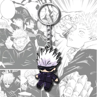 Móc khóa Gojo Satoru Chibi Jujutsu Kaisen Anime Manga Quà Tặng Cho Cặp Đôi Bạn Bè Gia Đình