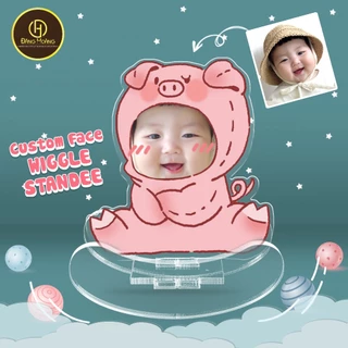 Standee lắc lư ghép mặt cho bé in theo yêu cầu linh thú chibi đáng yêu quà tặng cho mẹ và bé, người yêu, người thân, bạn