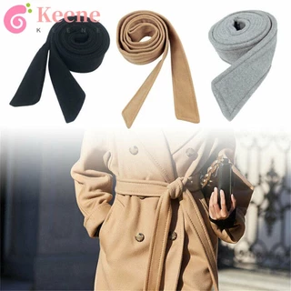 Keene coat belt nam nữ áo khoác cổ điển áo khoác ngoài dây thắt lưng