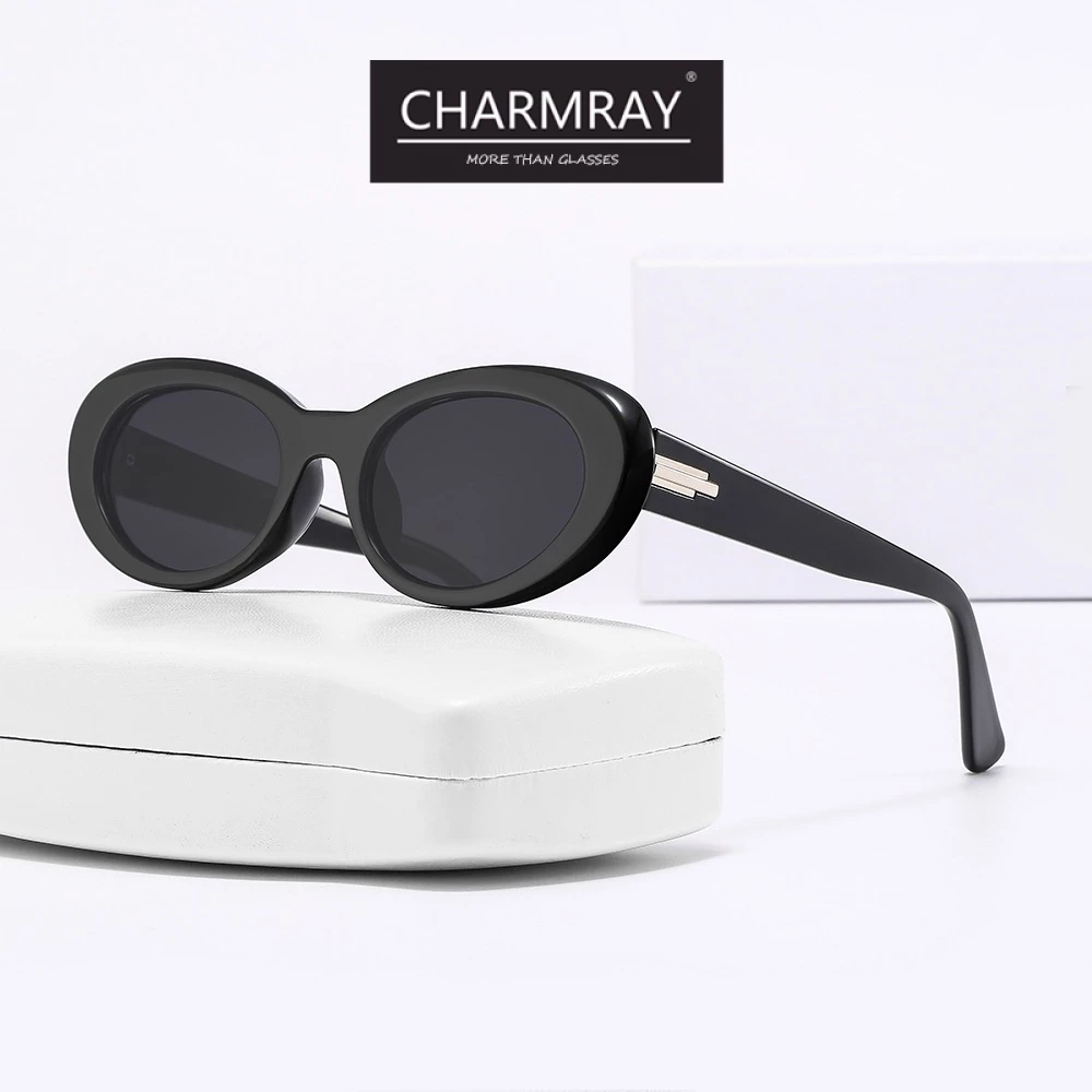 Charmray Kính Mát Thời Trang Chống Tia Uv400 Phong Cách Vintage Dành Cho Nữ