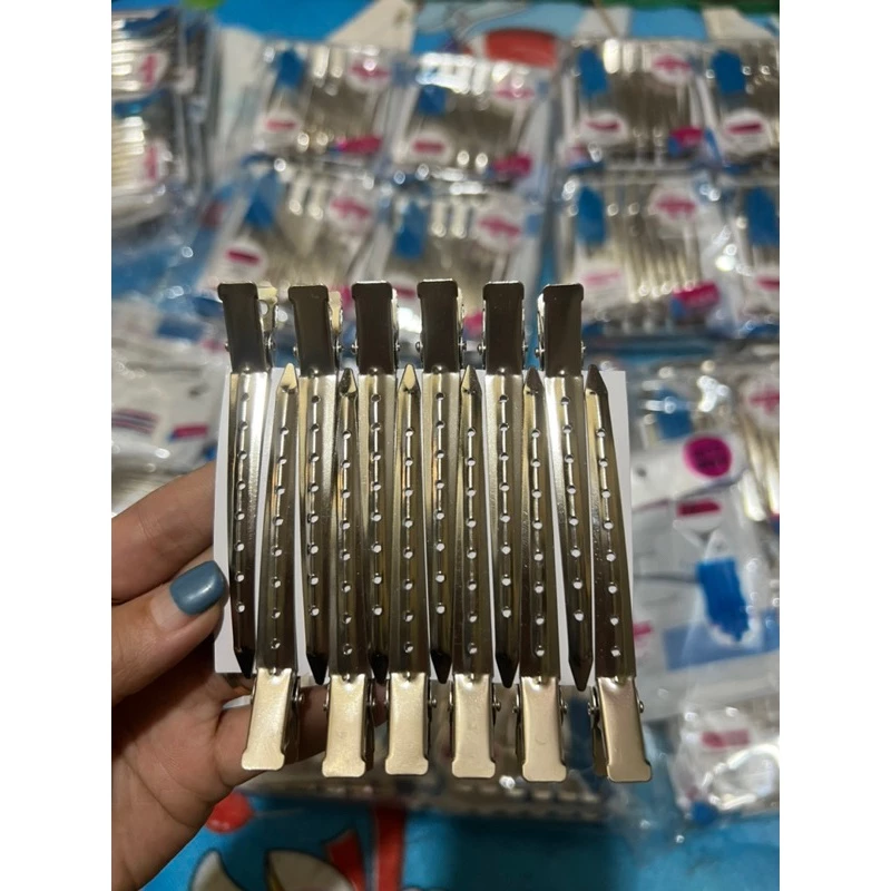 Kẹp mỏ vịt kẹp sóng nước làm tóc sz trung 9cm homezzdecor