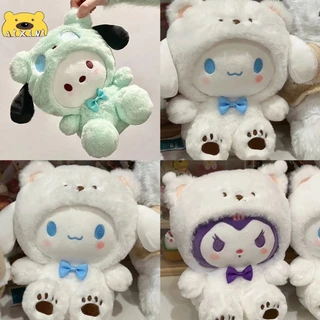 45cm Cinnamorol cosplay gấu Bắc cực Gấu Bông SANRIO Thú Nhồi Bông  Hình Gấu Trúc Kuromi Cinnamoroll My Melody Dễ Thương Cho Bé