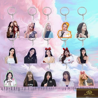 Móc khóa nhóm Hàn Quốc 2 Mặt - Móc Chìa Khóa Hình Blackpink Bằng Mica Acrylic